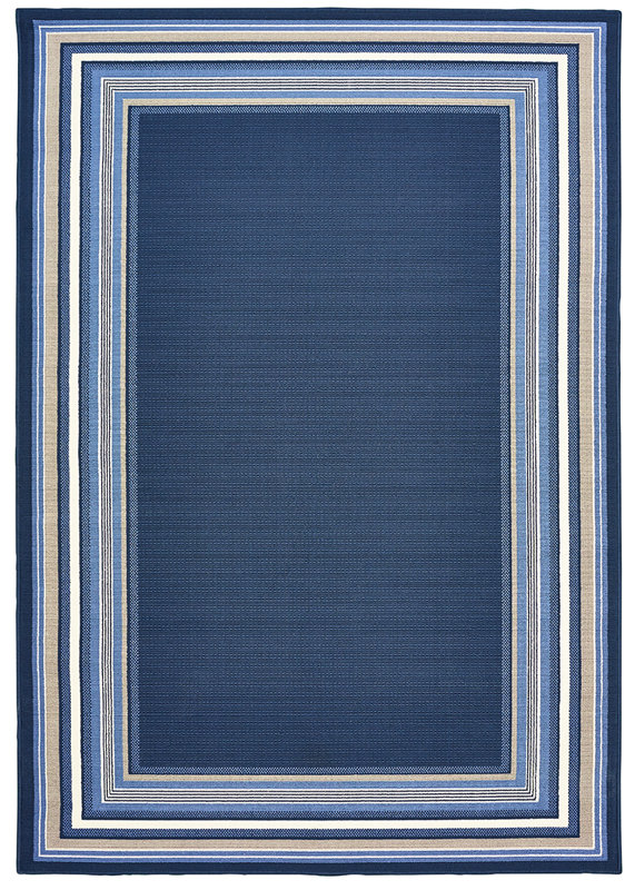 Hadiya Navy Blue Indoor/Outdoor Area Rug & Reviews Birch Lane